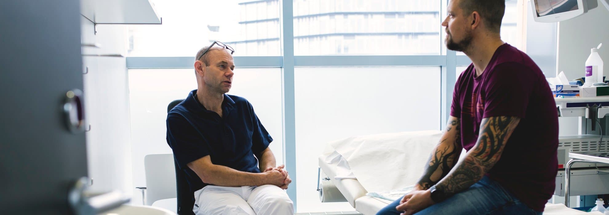 Patientmöte hos urolog