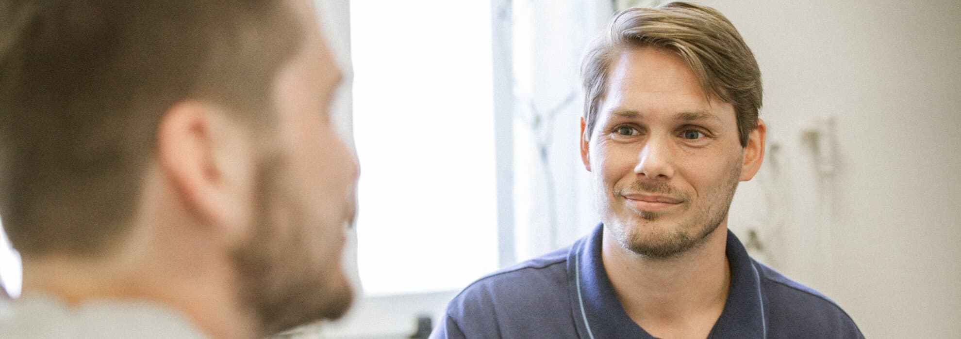 Fysio med patient Fysio med patient