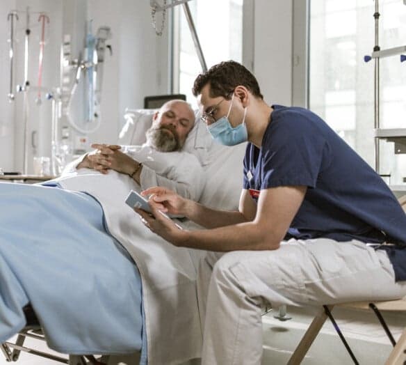 Capio medarbetare på rond Capio medarbetare på rond