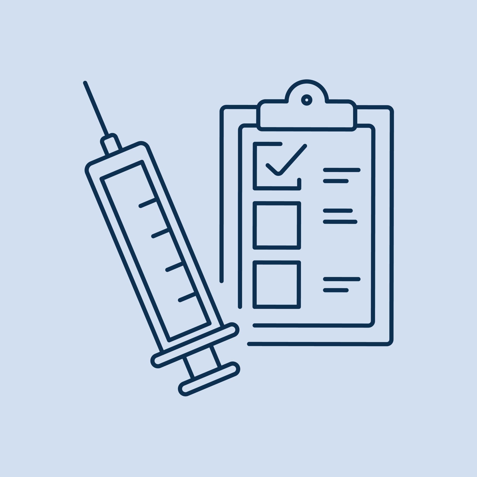 illustration frågeformulär och spruta illustration frågeformulär och spruta